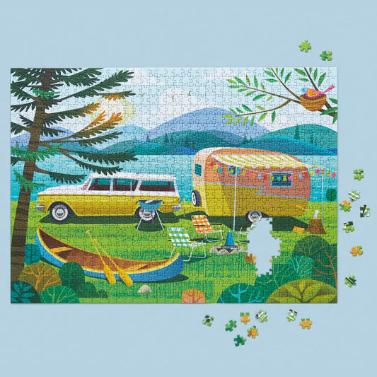 Happy Camper 1000 Piece Puzzle WerkShoppe
