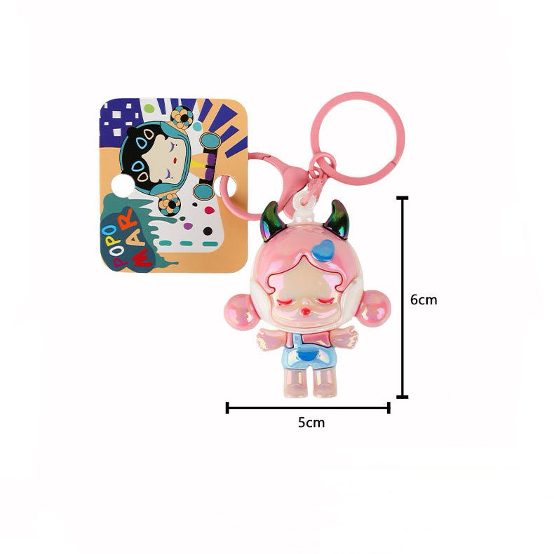 3D Gothic Doll Keychain – Cute Creepy Style Bag Charm