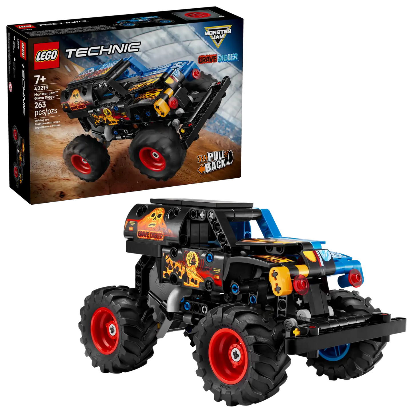 LEGO Technic™ Monster Jam™ Grave Digger™ Fire and Ice 42219