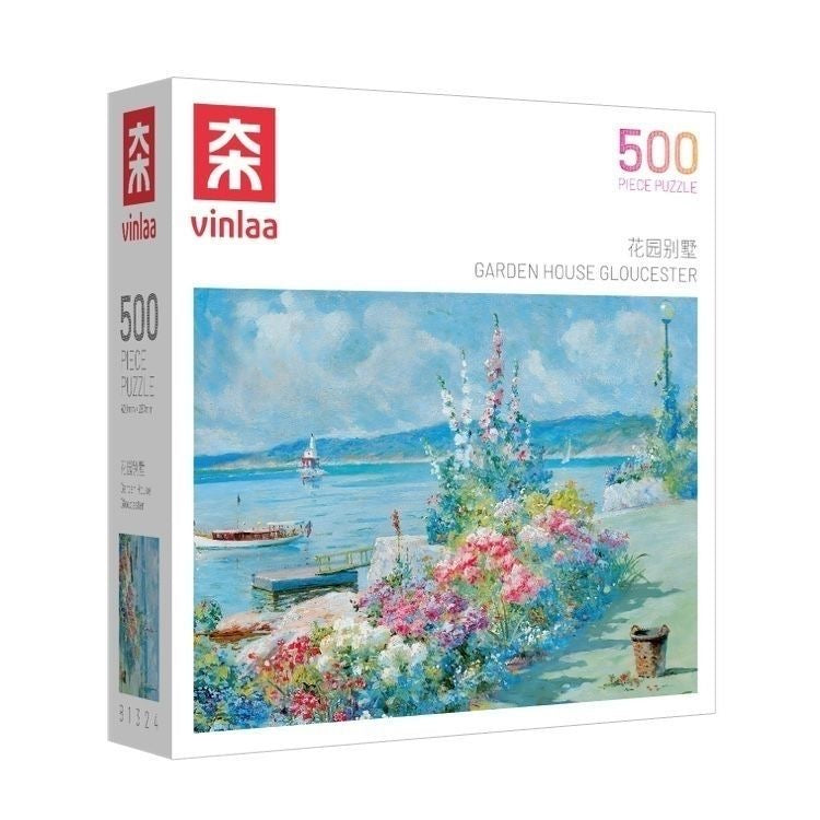 Garden House Gloucester 500 Piece Jigsaw Puzzle VINLAA