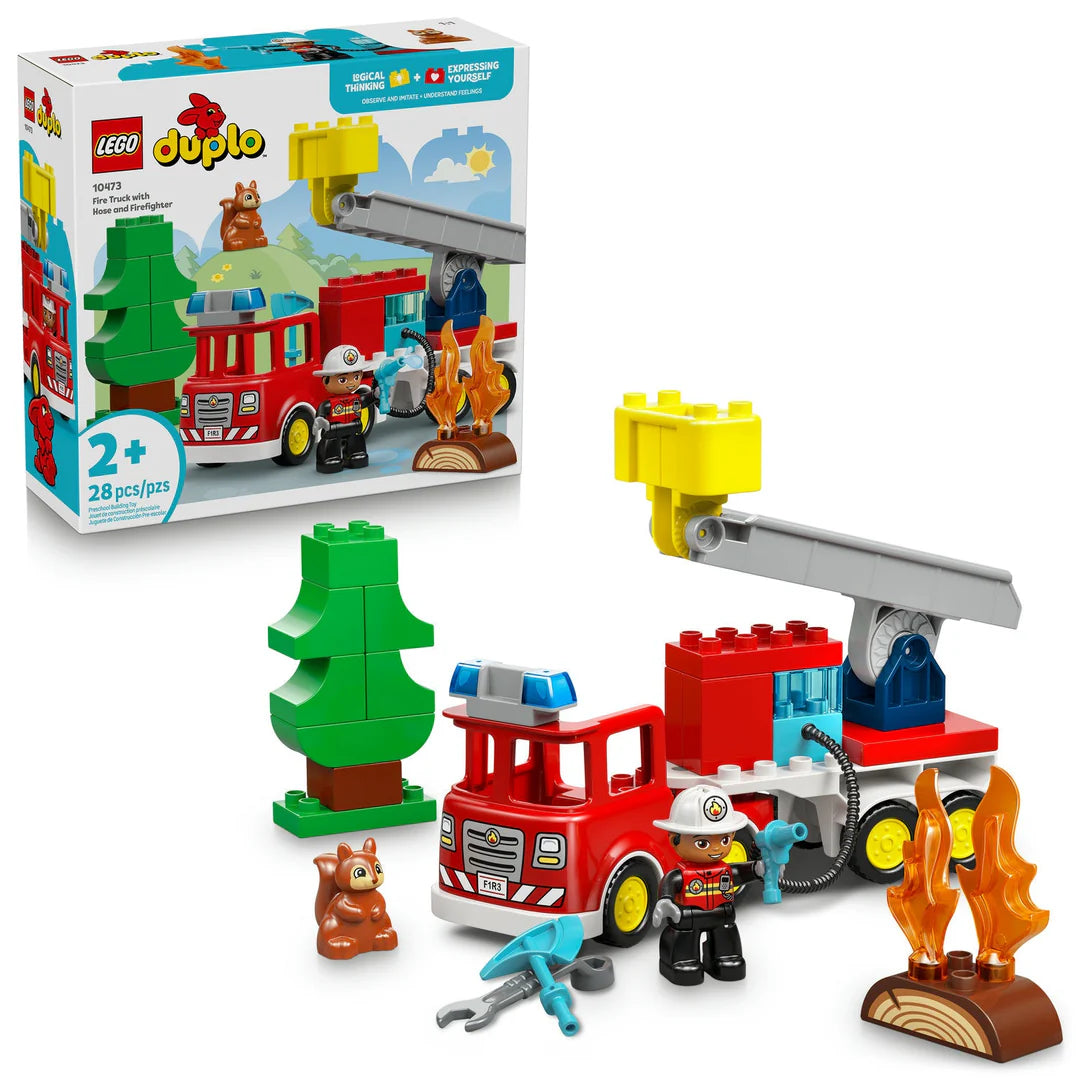 LEGO DUPLO® Fire Truck with Hose and Firefighter 10473