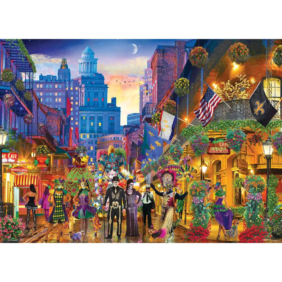 Mardi Gras New Orleans 1000 Piece Puzzle