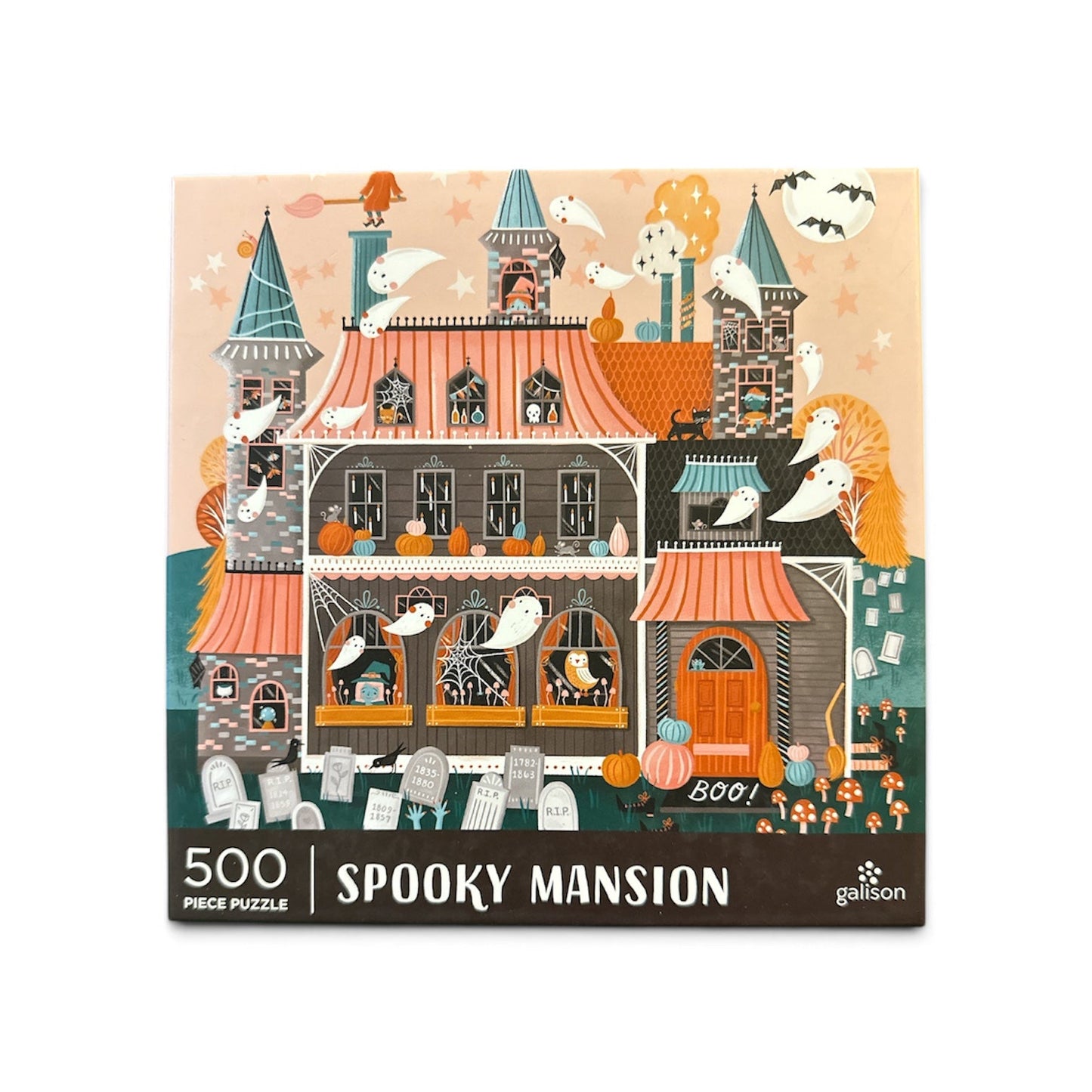 Galison Spooky Mansion 500 Piece Puzzle Galison