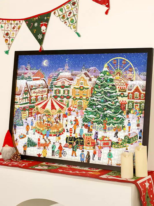 Toi Christmas Square 1000 Piece Jigsaw Puzzle