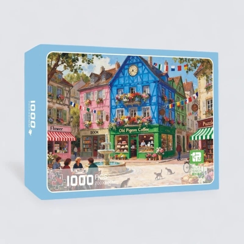 Afternoon Town Square 1000 Piece Puzzle