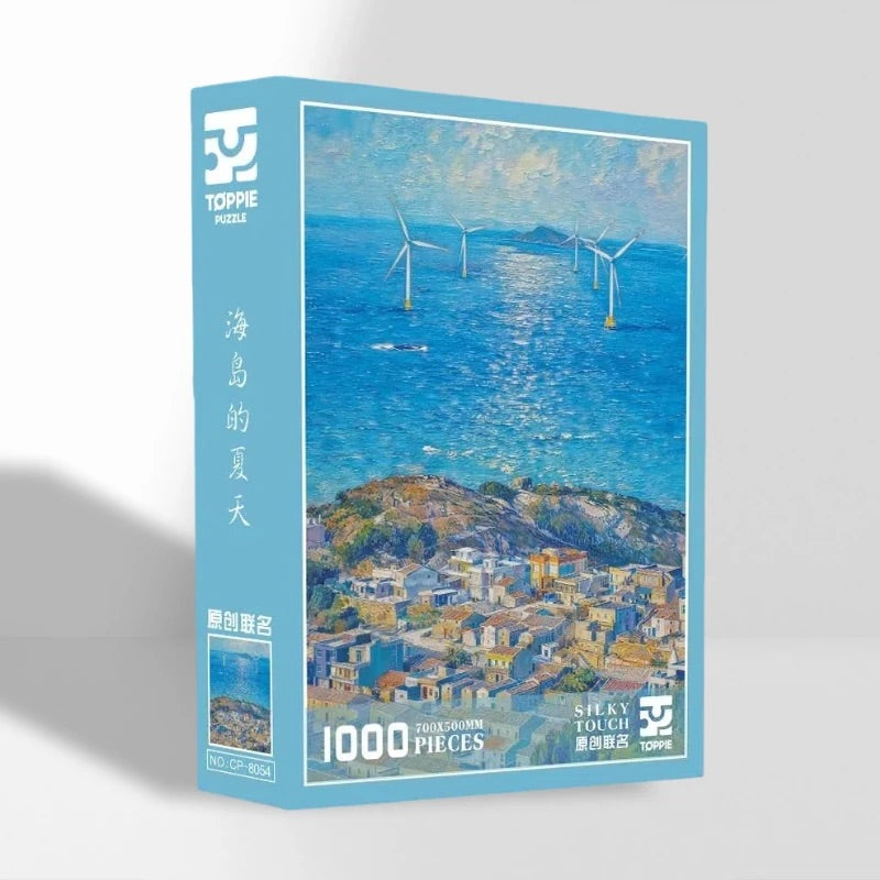 Summer Island Coast 1000 Piece Puzzle Toppie