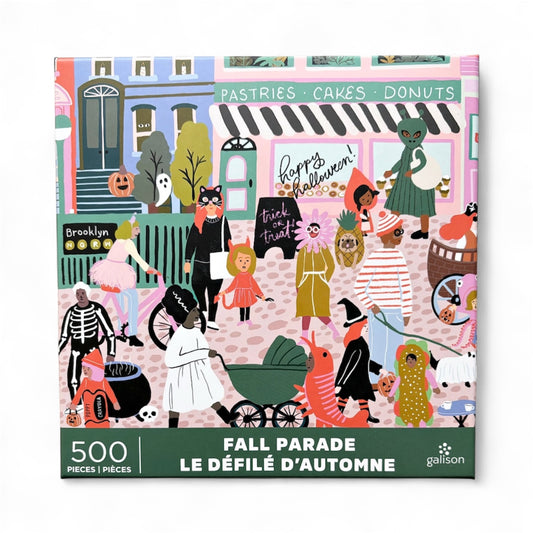 Galison Fall Parade 500 Piece Puzzle