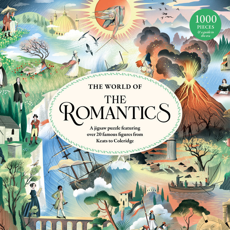 The World of the Romantics 1000 Piece Puzzle illustrated by Matthew Ward