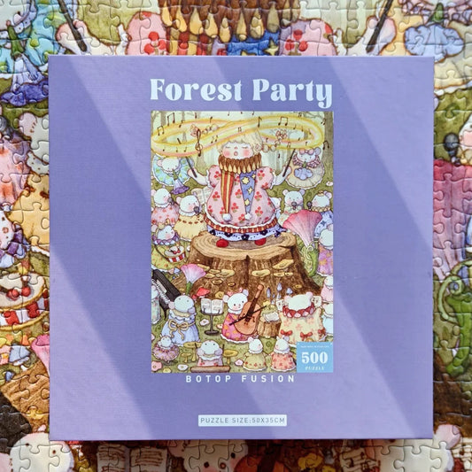 Forest Party 500 Piece Jigsaw Puzzle