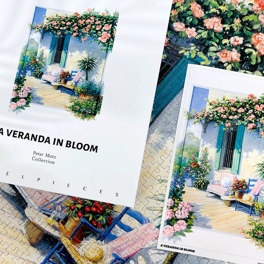 A Veranda in Bloom 1000 Piece Jigsaw Puzzle