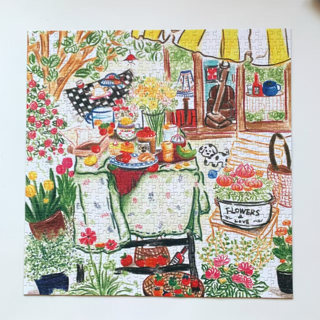 CHILL PUZ Little Garden 650 Piece Puzzle