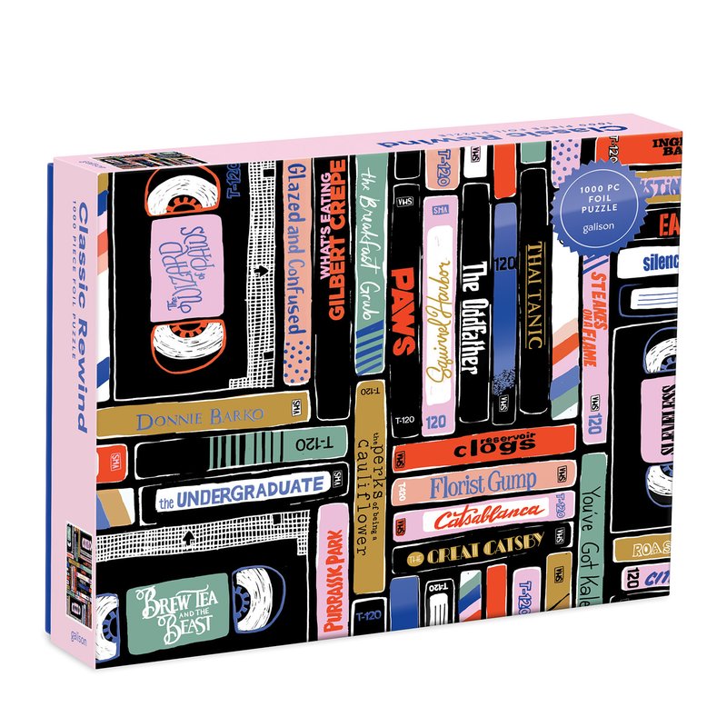 Classic Rewind 1000 Piece Foil Puzzle Galison
