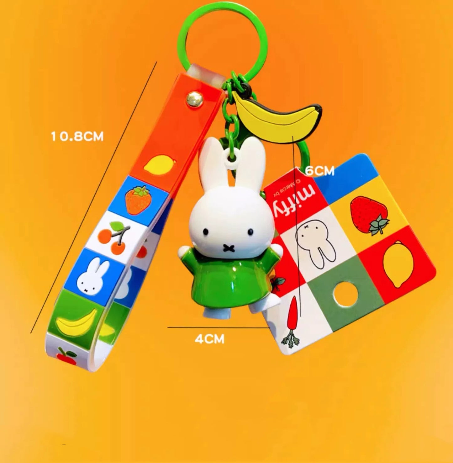 Kawaii Miffy Keychain