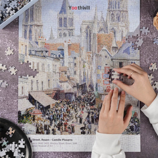 Rue de I'Epicerie Rouen 500 Piece Jigsaw Puzzle