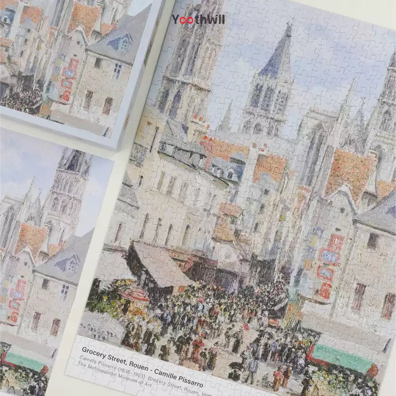 Rue de I'Epicerie Rouen 500 Piece Jigsaw Puzzle
