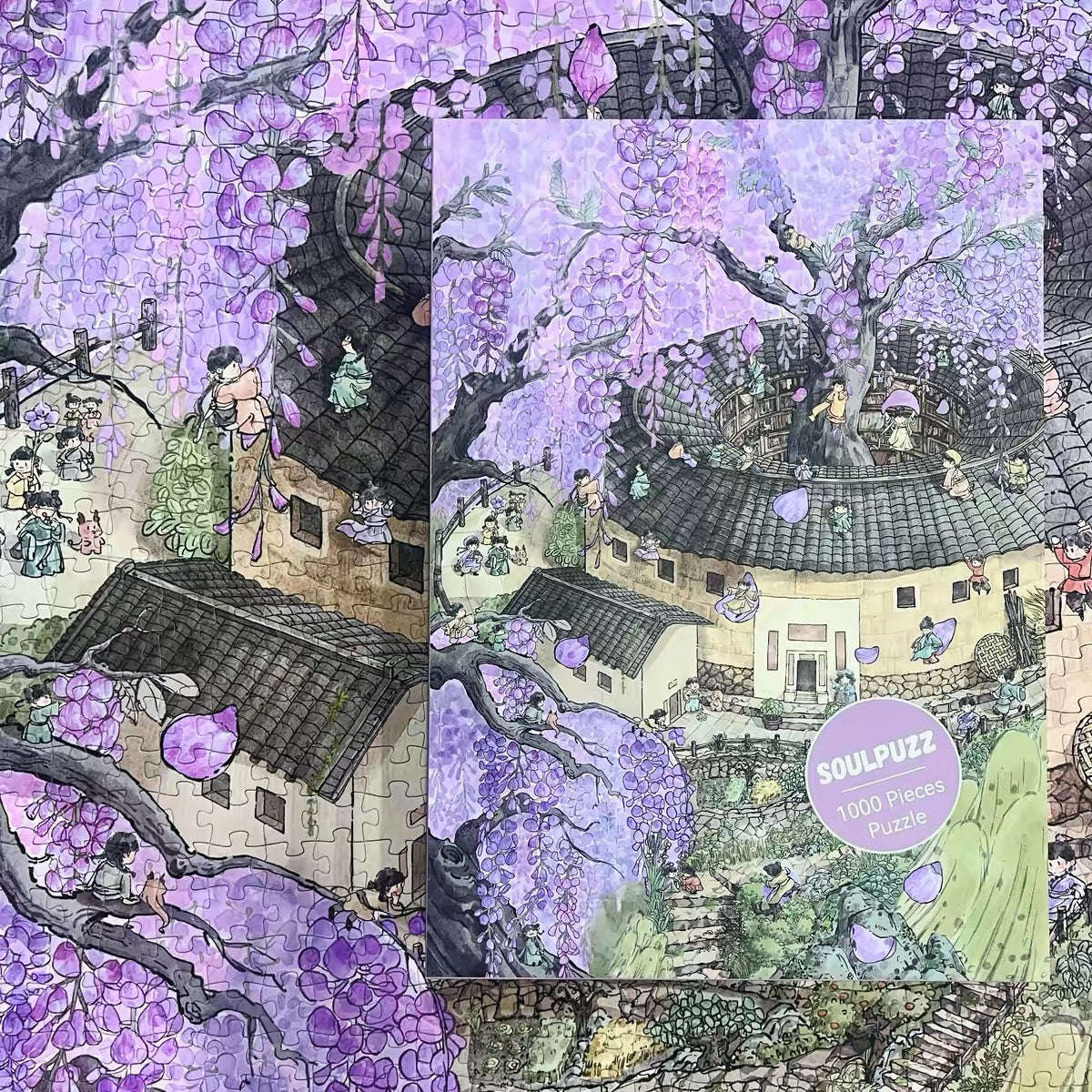 Wisteria Manor 1000 Piece Jigsaw Puzzle Soulpuzz