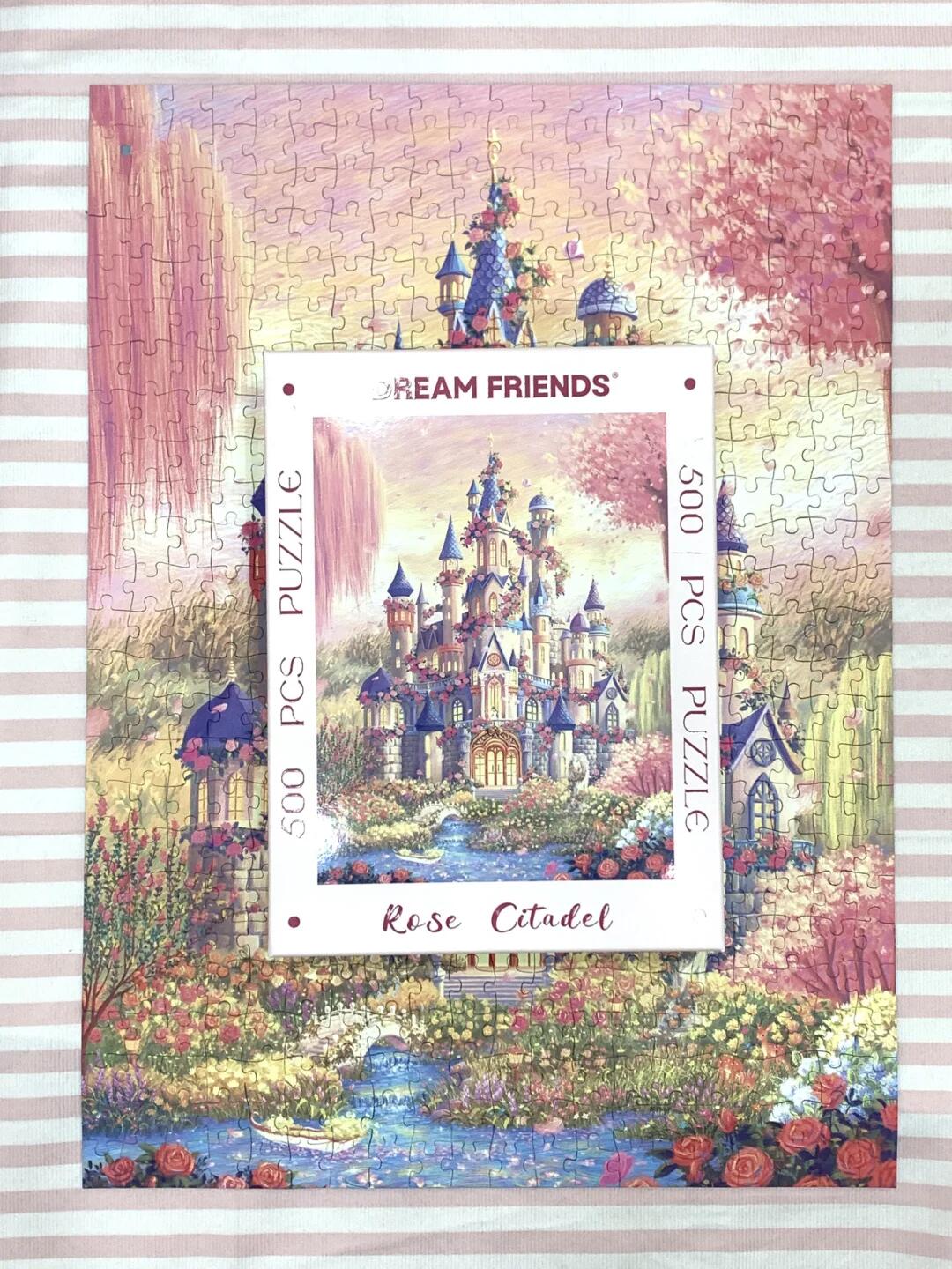 Rose Castle 500 Piece Jigsaw Puzzle