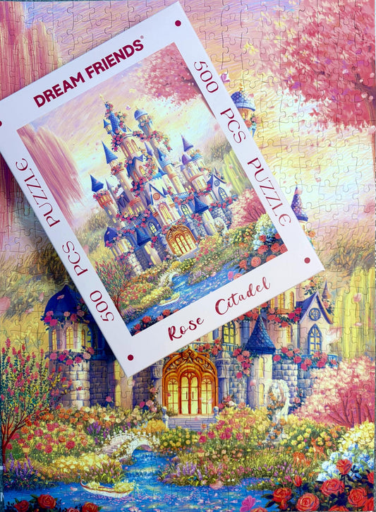 Rose Castle 500 Piece Jigsaw Puzzle