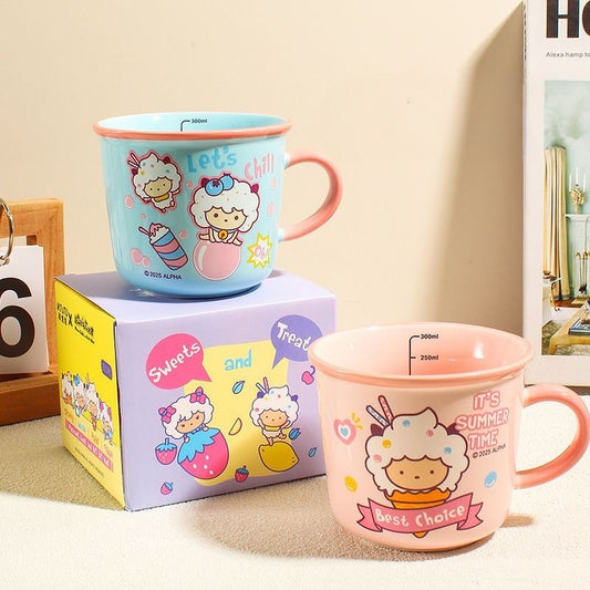 Cute Sheep Ceramic Mug