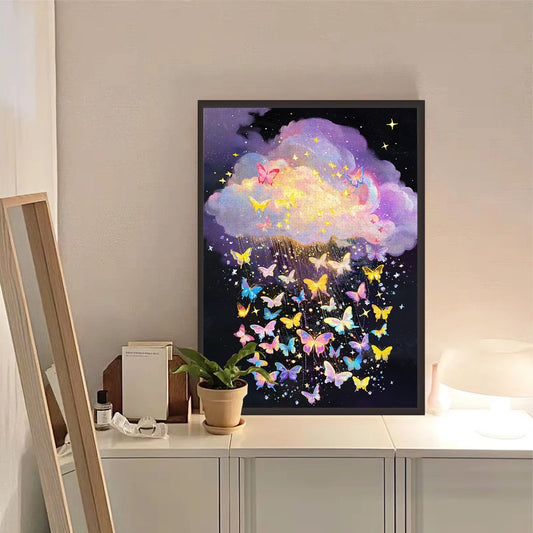 Butterflies Beneath Dream Clouds Jigsaw Puzzle