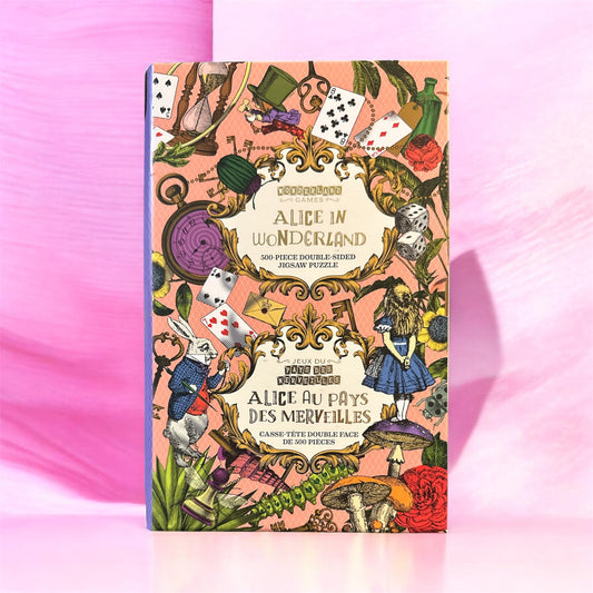 Alice in Wonderland 500 Piece Double-Sided Jigsaw Puzzle Professor Puzzle