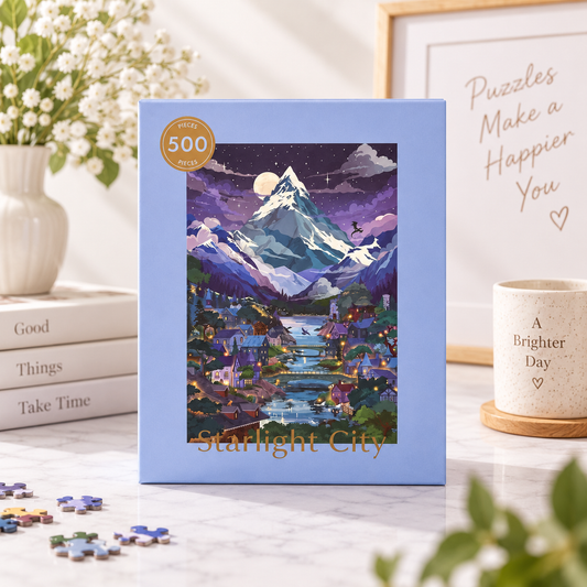 Starlight City 500-Piece Jigsaw Puzzle Hobbry