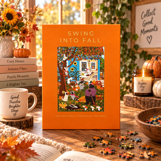 Swing Into Fall 1000 Piece Puzzle Hobbry