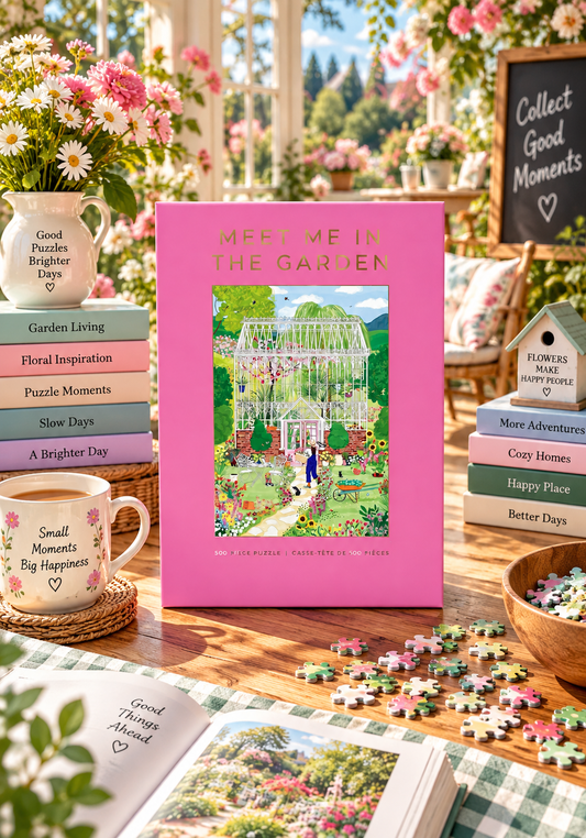 Hobbry Meet Me in the Garden 500 Piece Puzzle Hobbry