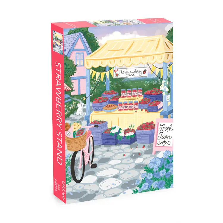 Olleo Puzzles Strawberry Stand 500 Piece Puzzle Olleo Puzzles