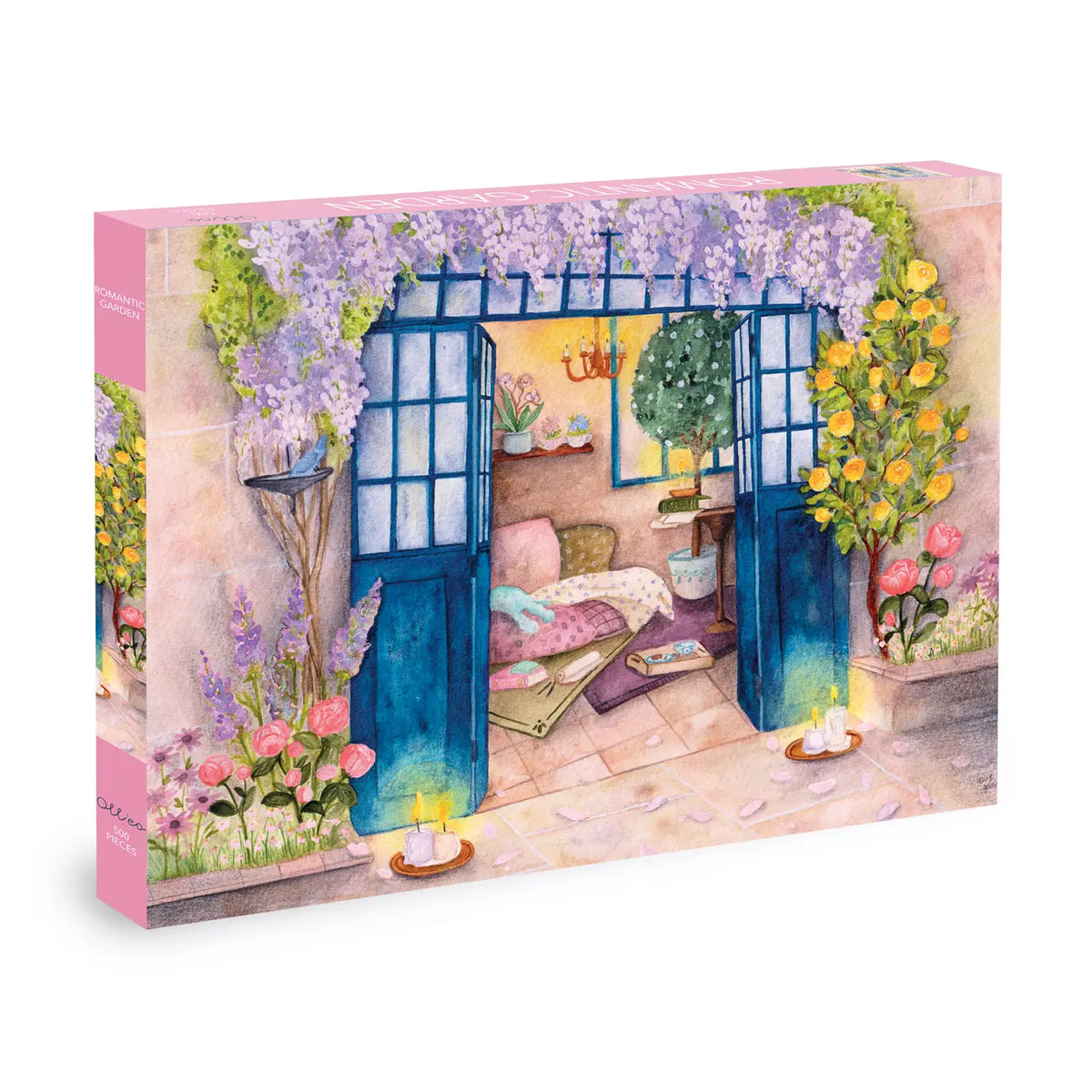 Olleo Puzzles Romantic Garden 500 Piece Puzzle Olleo Puzzles