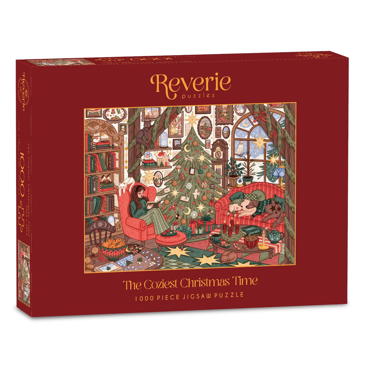 The Coziest Christmas Time 1000 Piece Jigsaw Puzzle Reverie Puzzles