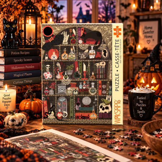 WerkShoppe Agatha’s Apothecary 1000 Piece Jigsaw Puzzle WerkShoppe