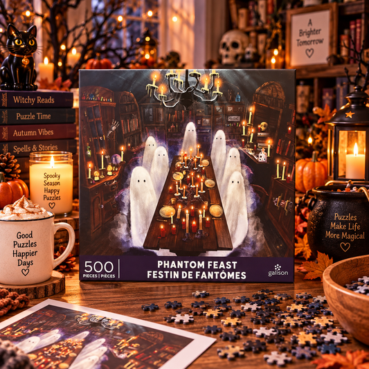 Galison Phantom Feast 500 Piece Jigsaw Puzzle Galison