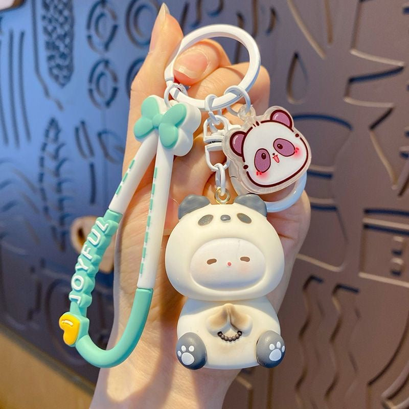 Soft Fufu Kawaii Character Keychain