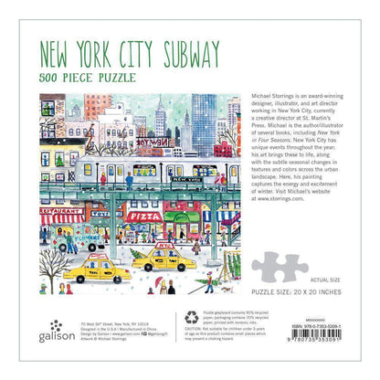 Michael Storrings New York City Subway 500 Piece Puzzle