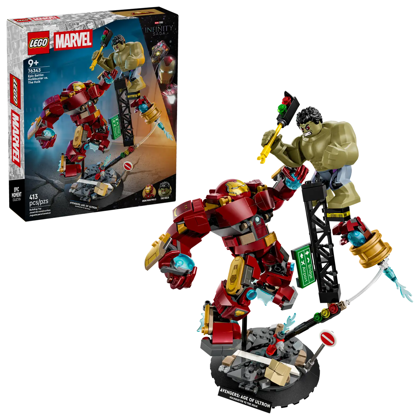 LEGO Marvel Epic Battle: Hulkbuster vs. The Hulk 76343