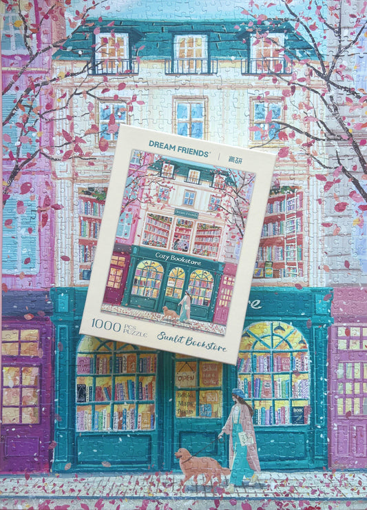 Cozy Bookstore 1000 Piece Puzzle