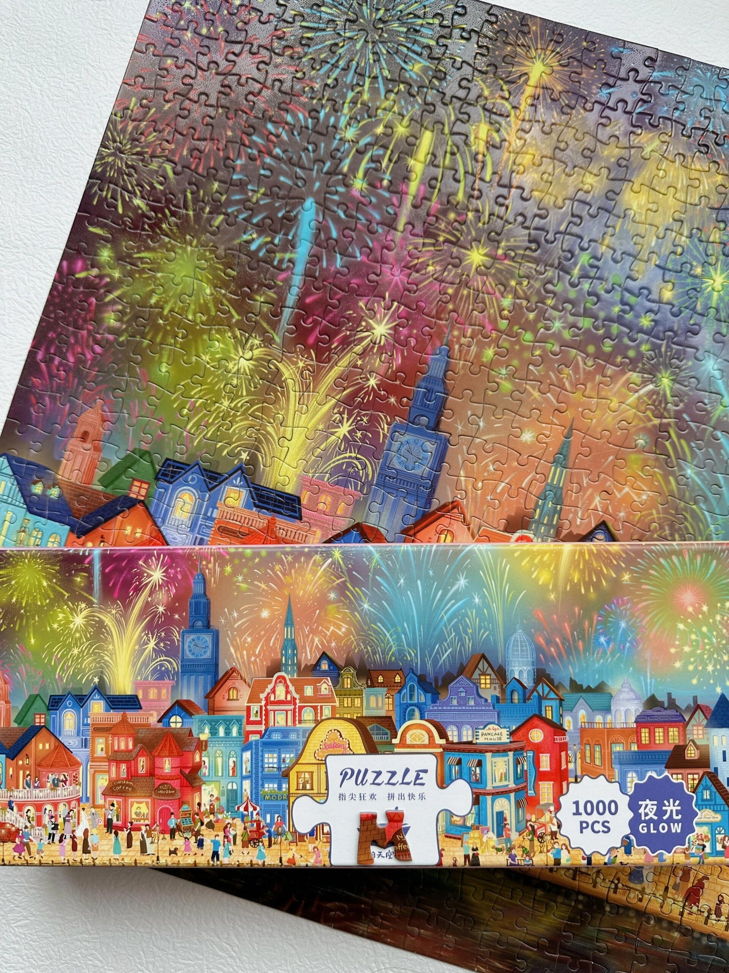 Momibook Fireworks Are Gorgeous 1000 Piece Jigsaw Puzzle Momibook