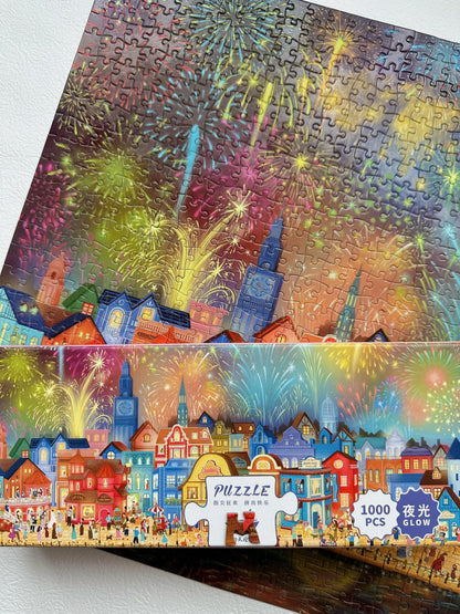 Momibook Fireworks Are Gorgeous 1000 Piece Jigsaw Puzzle Momibook