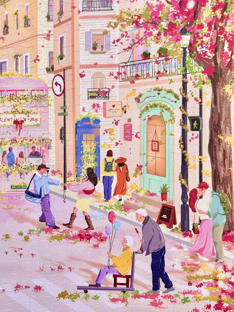 3D-JP Love Begins with a Walk 1008 Piece Puzzle 3D-JP
