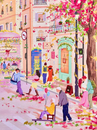3D-JP Love Begins with a Walk 1008 Piece Puzzle 3D-JP