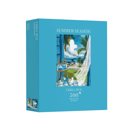 CHILL PUZ Summer Seaside 500 Piece Jigsaw Puzzle