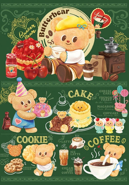 Butterbear Sweet Menu 1000 Piece Puzzle