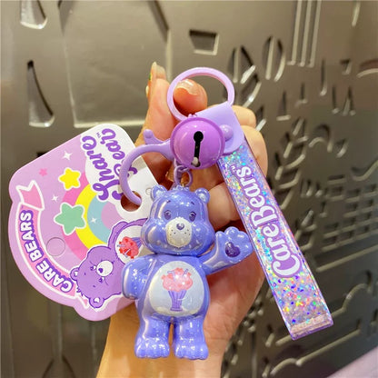 Cute Care Bears Plated Keychain