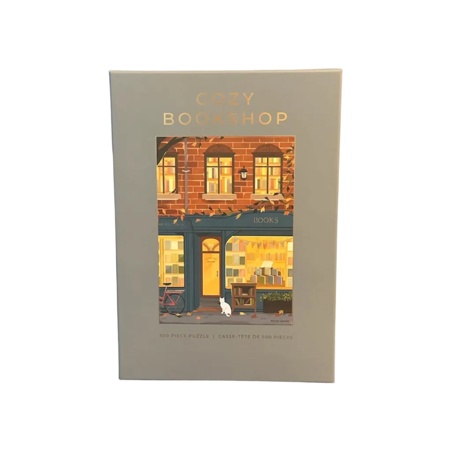 Cozy Bookshop 500 Piece Cozy Bookstore Jigsaw Puzzle Hobbry