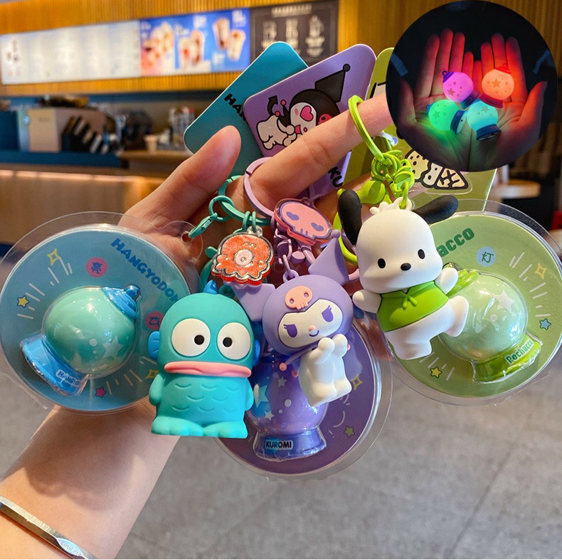 Sanrio Shining Planet Keychain – Cute Cartoon Bag Charm & Pendant