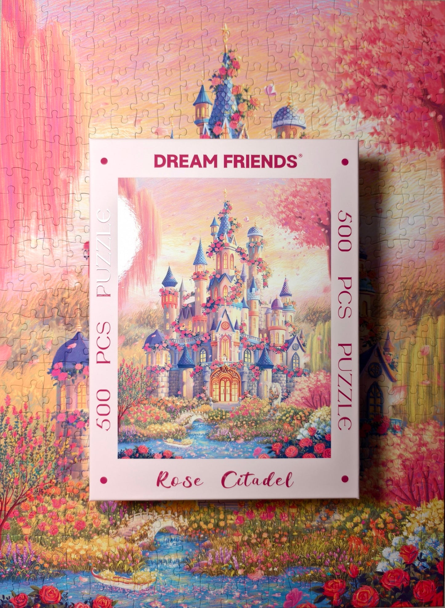 Rose Castle 500 Piece Jigsaw Puzzle