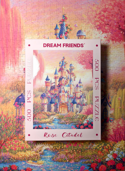 Rose Castle 500 Piece Jigsaw Puzzle