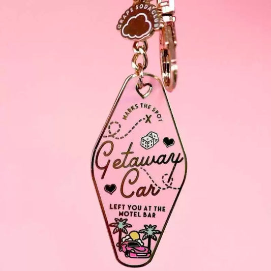 Taylor Swift Inspired Motel Keychain – Vintage Aesthetic Gift
