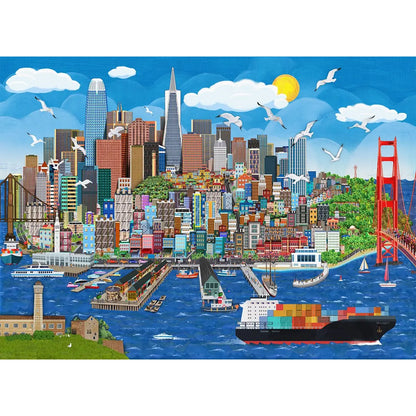 San Francisco 1000 Piece Jigsaw Puzzle